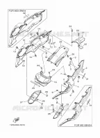 ZIJKUIPDEEL voor Yamaha MT-07 2016