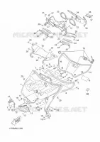 BEENSCHERM voor Yamaha YP125R 2012