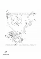 RADIATEUR / SLANG voor Yamaha YP125R 2012