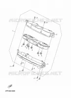 TELLERSET voor Yamaha YP125R 2012