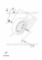 VOORWIEL voor Yamaha YP125R 2012