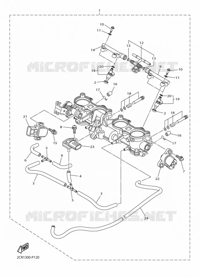 INLAAT 2 Yamaha MOTO 1000 2016 R1  YZF-R1