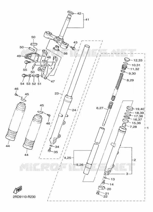 VOORVORK Yamaha MOTO 400 2016 SR  SR400