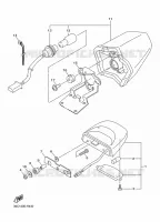 ACHTERLICHT voor Yamaha DIVERSION 600 2016