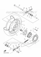 ACHTERWIEL voor Yamaha DIVERSION 600 2016