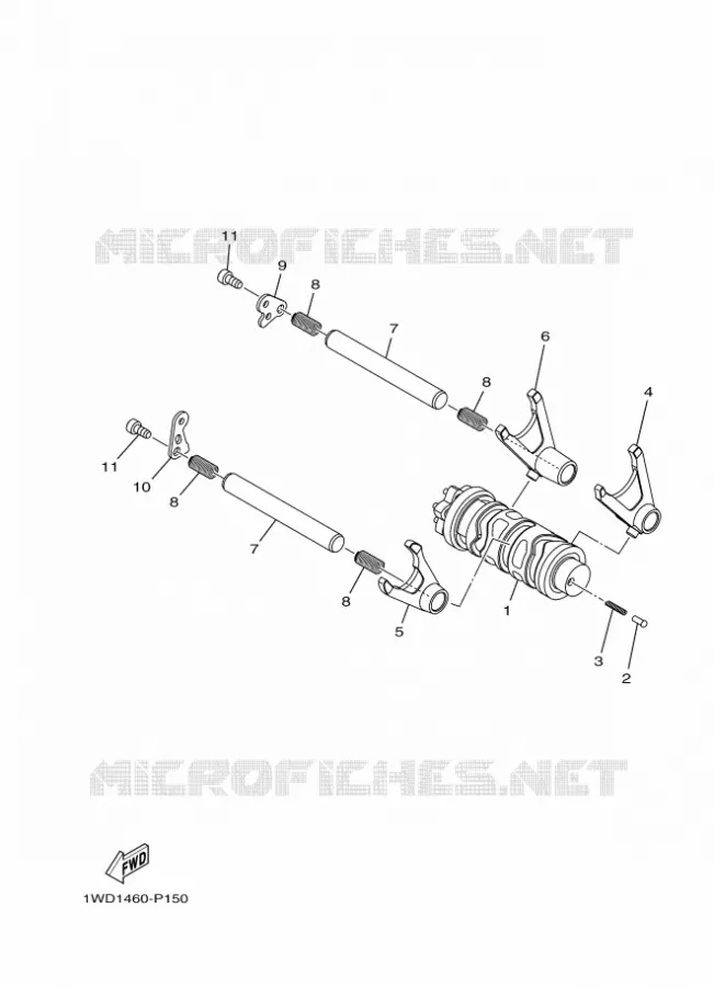 SCHAKELWALS Yamaha MOTO 300 2016 R3  YZF-R3A