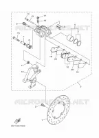 REMKLAUW ACHTER voor Yamaha MT-10 2016
