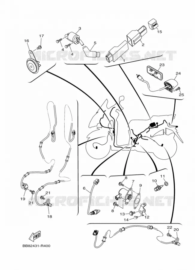 ELECTRISCH 2 Yamaha SCOOTER 150 2016 TRICITY  MWS150-A