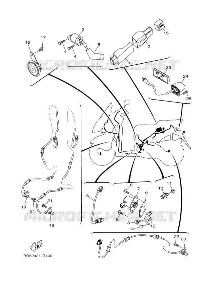 ELECTRISCH 2 Yamaha SCOOTER 150 2016 TRICITY  MWS150-A