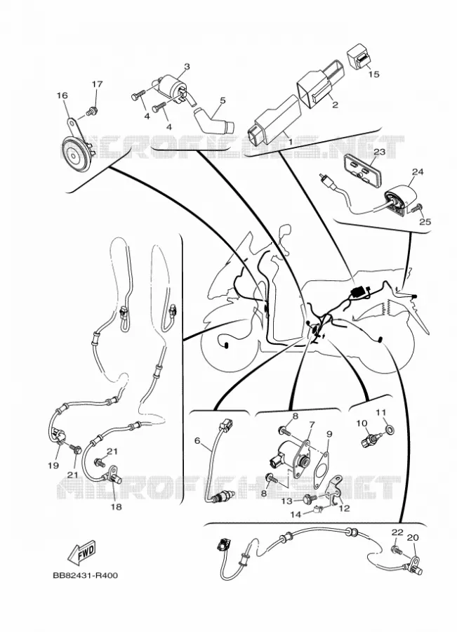 ELECTRISCH 2 Yamaha SCOOTER 150 2016 TRICITY  MWS150-A