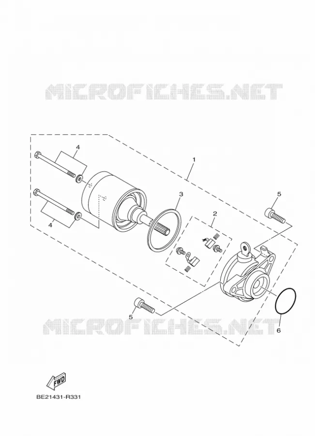 STARTMOTOR Yamaha SCOOTER 150 2016 TRICITY  MWS150-A