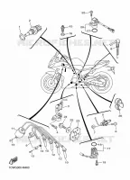 ELECTRISCH 1 voor Yamaha DIVERSION 600 F 2016