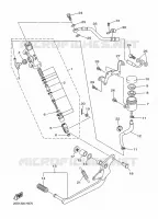 REMPOMP ACHTER voor Yamaha DIVERSION 600 F 2016