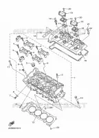 CILINDERKOP voor Yamaha DIVERSION 600 F ABS 2016