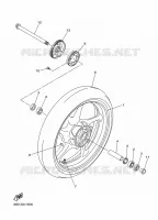 VOORWIEL voor Yamaha DIVERSION 600 F ABS 2016