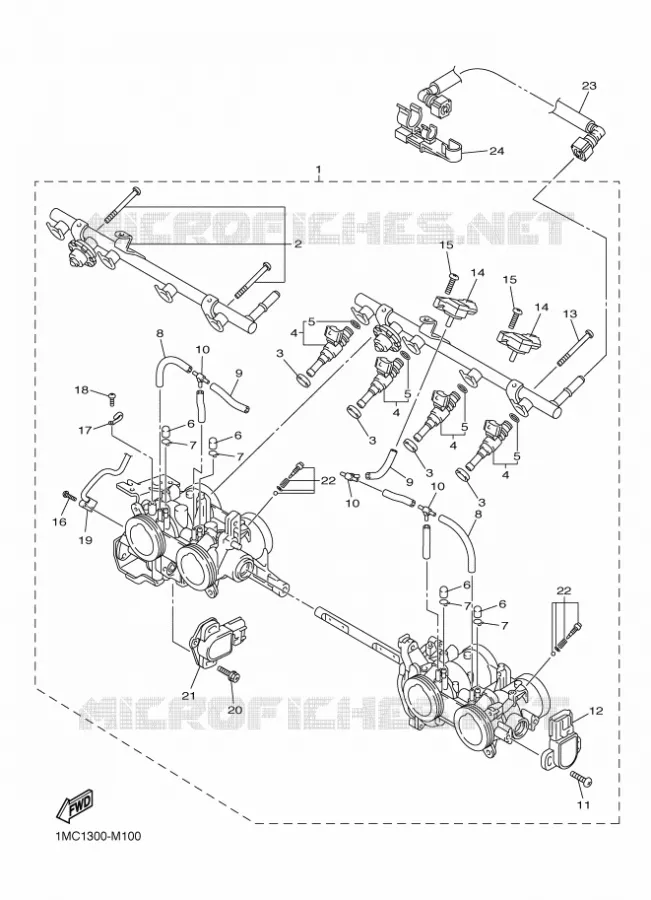 INLAAT 2 Yamaha MOTO 1300 2014 FJR  FJR1300A