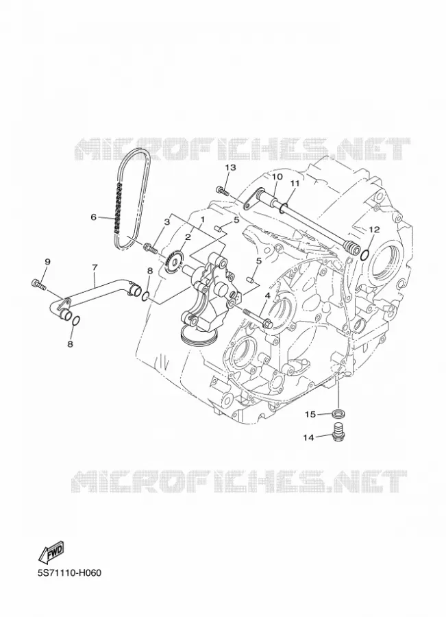 OLIEPOMP Yamaha MOTO 950 2012 MIDNIGHT STAR  XVS950A