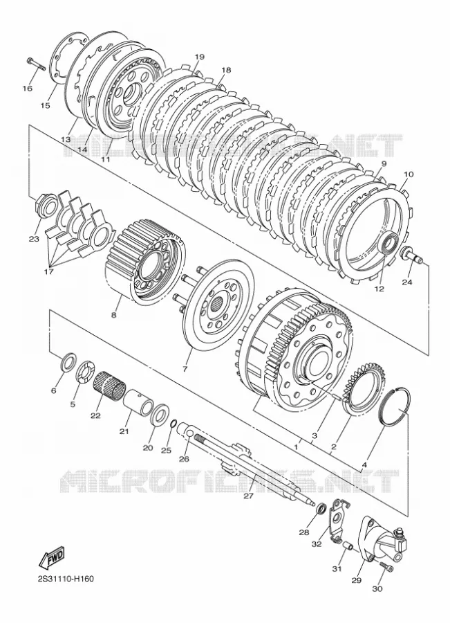 STARTMOTOR KOPPELINGS Yamaha MOTO 1700 2016 VMAX  VMX17VMAX17