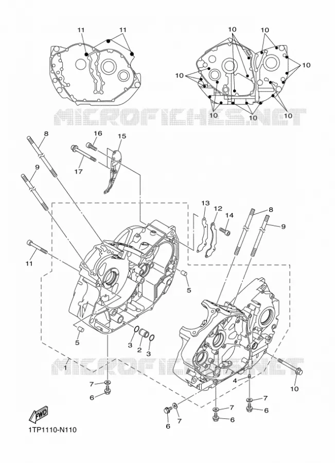 CARTERDELEN Yamaha MOTO 950 2016 XV  XVS950CU