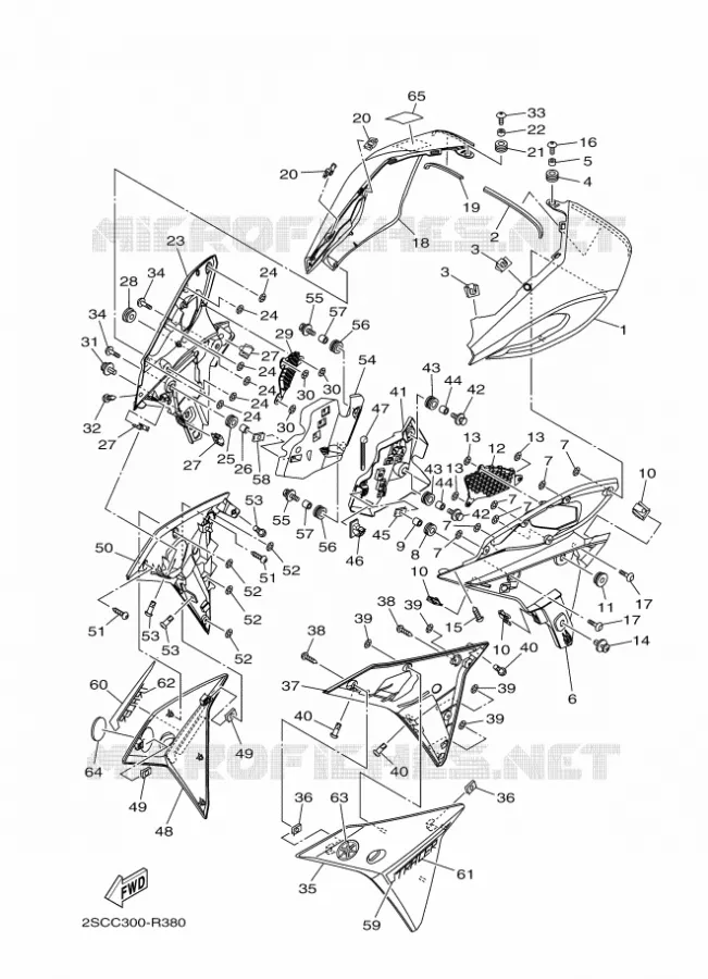 KAP Yamaha MOTO 900 2016 MT  MT09TRA