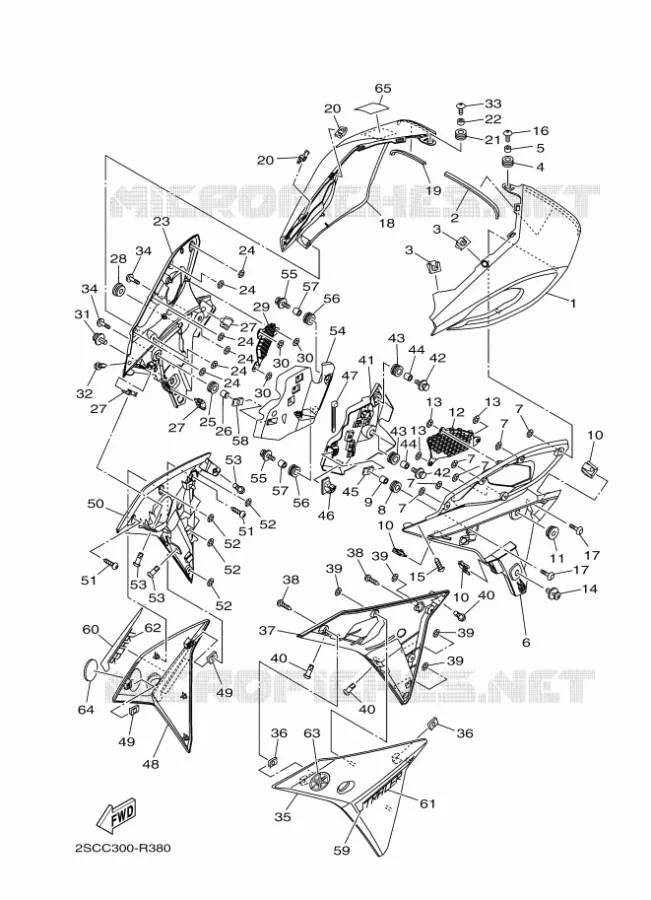 KAP Yamaha MOTO 900 2016 MT  MT09TRA