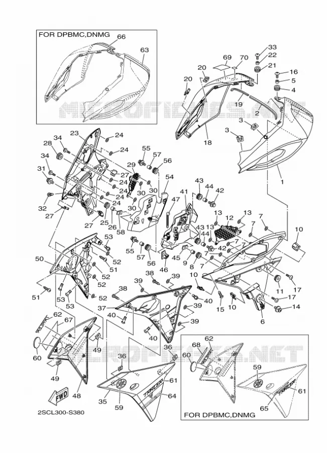 KAP Yamaha MOTO 900 2017 TRACER  MT09TRA