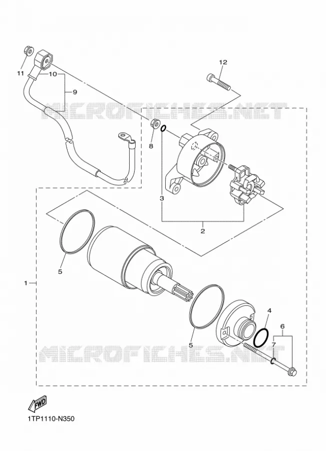 STARTMOTOR Yamaha MOTO 950 2016 XV  XVS950CR
