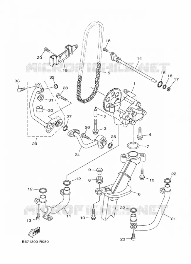 OLIEPOMP Yamaha MOTO 1000 2016 MT  MTN1000