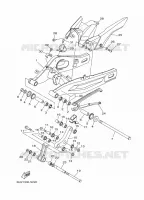 ACHTERBRUG voor Yamaha MT-07 ABS 2017