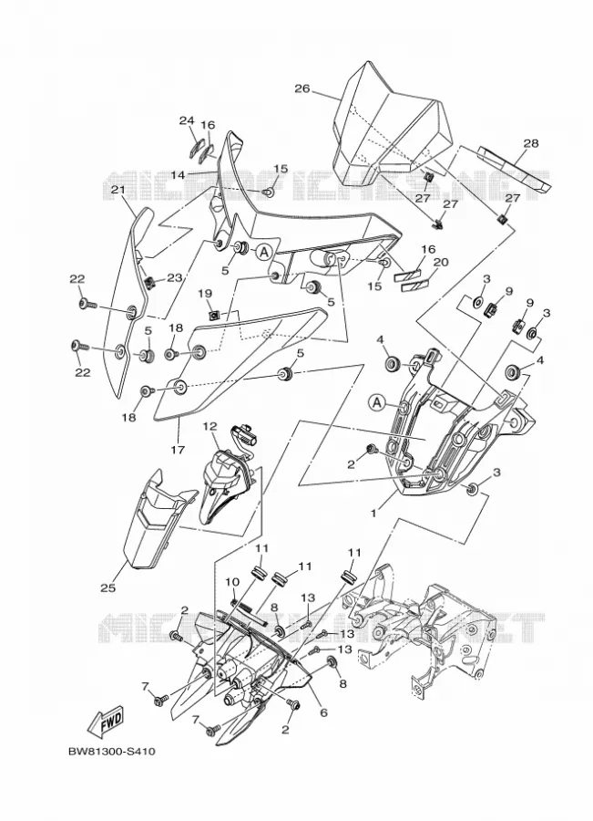 KUIP 2 Yamaha MOTO 1000 2017 MT  MTN1000D