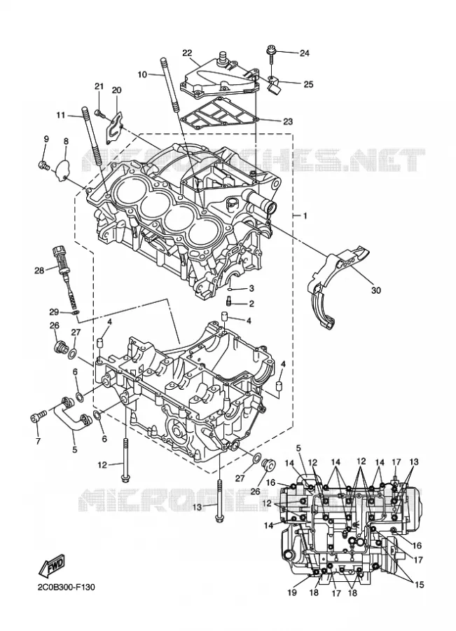 CARTERDELEN Yamaha MOTO 600 2007 R6  YZF-R6
