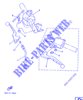 STUURSCHAKELAAR / HEVEL voor Yamaha YSR50T 1987