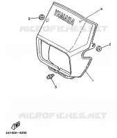 KAP 1 voor Yamaha DT125 1987