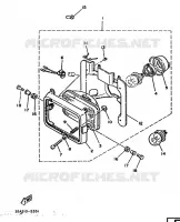 KOPLAMP voor Yamaha DT125 1987