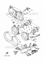 KOPLAMP voor Yamaha XTZ750 1990