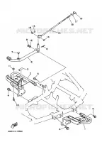 STANDAARD / VOETSTEUN voor Yamaha YF400M-FW 1995