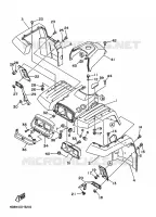 VOORSPATBORD voor Yamaha YF400M-FW 1995