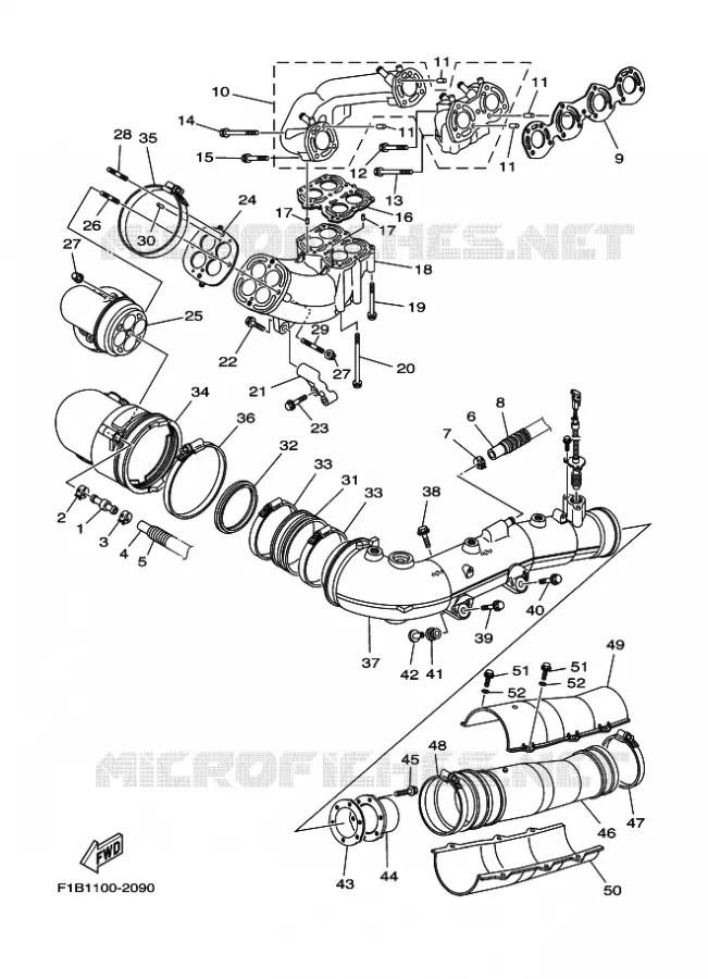UITLAAT 1 Yamaha WAVERUNNER 1000 2003 ENG FOR FZ1000A  ENG FOR FZ1000A