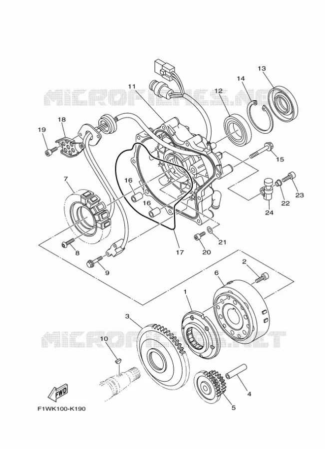 DYNAMO Yamaha WAVERUNNER 1800 2017 FX  FC1800-S
