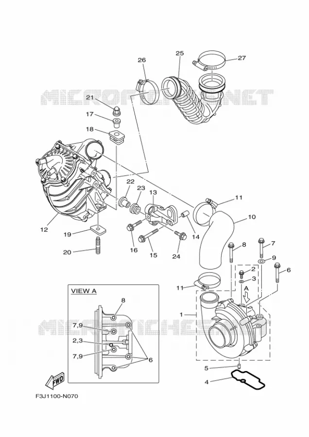 INLAAT 2 Yamaha WAVERUNNER 1800 2017 FX  FC1800B-S