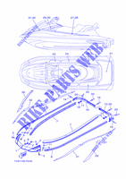 GUNWALE & MAT voor Yamaha VC1800-R 2016