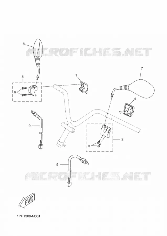 STUURSCHAKELAAR / HEVEL Yamaha SCOOTER 50 2016 AEROX 4  NS50F