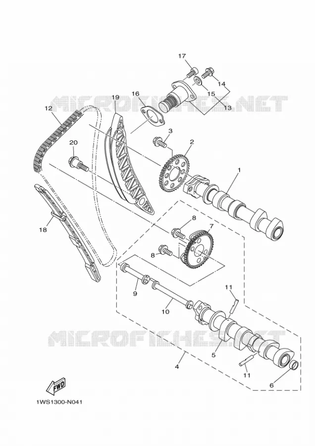 NOKKENAS / KETTING Yamaha MOTO 700 2016 MT  MT07A