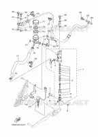 REMPOMP ACHTER voor Yamaha MT-07 ABS 2016