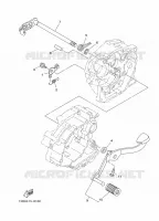 SCHAKEL STANG / PEDAAL voor Yamaha YB 125 2016