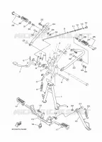 STANDAARD / VOETSTEUN voor Yamaha YB 125 2016