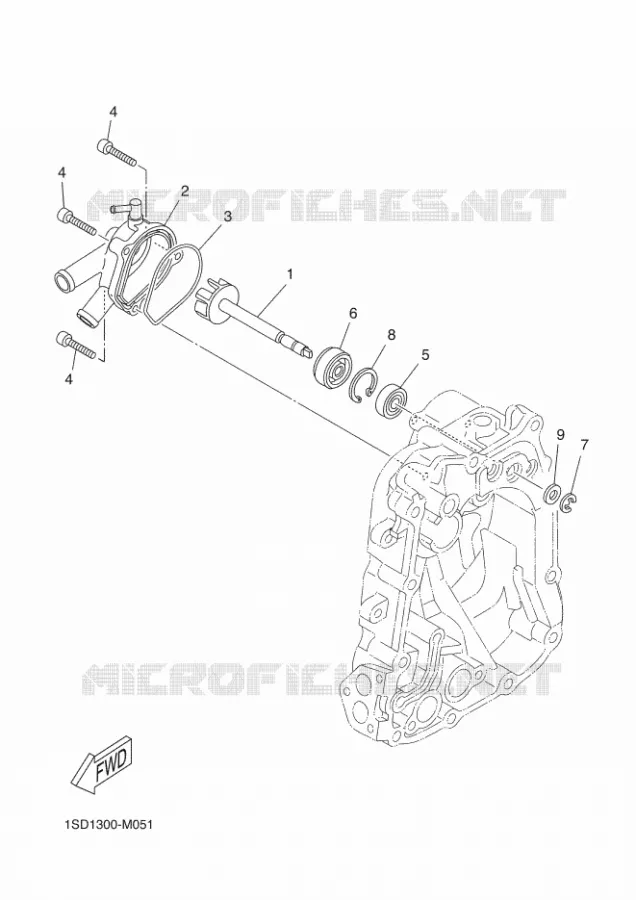 WATERPOMP / SLANGEN Yamaha SCOOTER 400 2017 XMAX  YP400RA