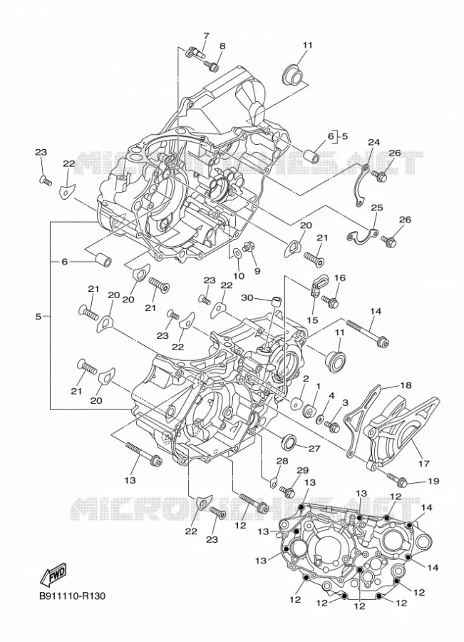 CARTERDELEN Yamaha MOTO 450 2018 WRF  WR450F
