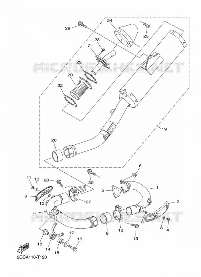 UITLAAT Yamaha MOTO 450 2018 WRF  WR450F