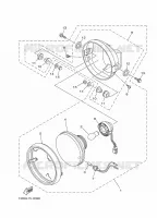 KOPLAMP voor Yamaha YBR 125 2016